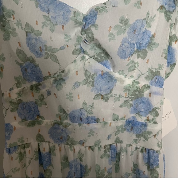 NEW Altar’d State Blue Floral Maxi Dress Size XL Available NWT - Picture 6 of 7